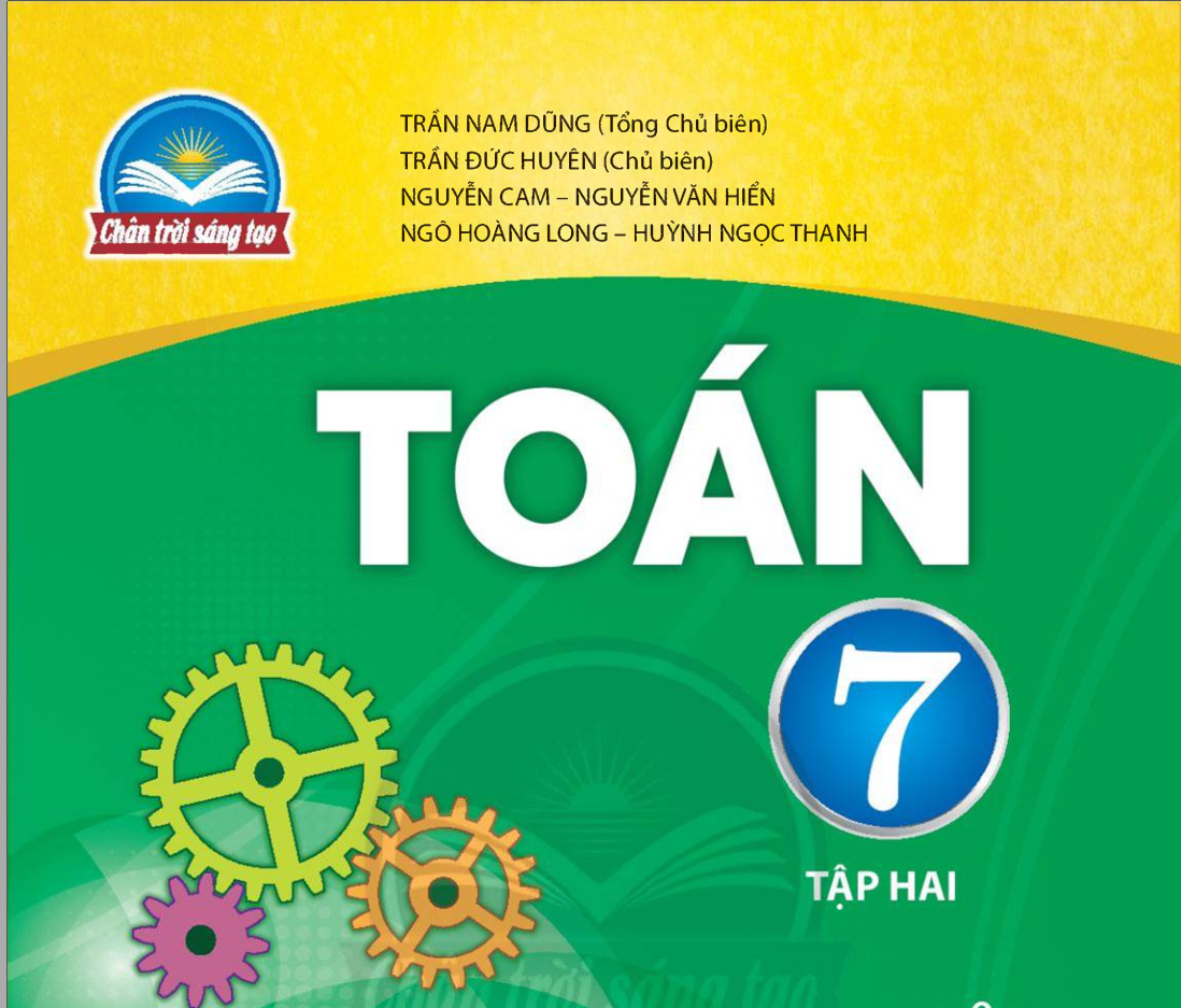 SÁCH GIÁO KHOA TOÁN 7 TẬP 2 CHÂN TRỜI SÁNG TẠO Miễn phí